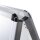 Showdown® Displays Kundenstopper Standard Rondo silber DIN A1 2 Fächer 63,9 x 74,4 x 112,0 cm, 1 St.