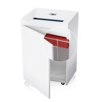 HSM Pure 740 Aktenvernichter mit Partikelschnitt P-4, 4,5 x 30 mm, bis 22 Blatt, weiß