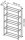 Manorga Schwerlastregal AAZ2010305ND00014 lichtgrau, graphitgrau 100,0 x 30,0 x 200,0 cm