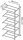 Manorga Anbau-Schwerlastregal AAZ2010405NS00014 lichtgrau, graphitgrau 100,0 x 40,0 x 200,0 cm