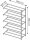 Manorga Anbau-Weitspannregal AAZ2015405NS00014 lichtgrau, graphitgrau 150,0 x 40,0 x 200,0 cm