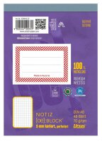 Ursus® Notizblock OE DIN A6 kariert, 1 Block