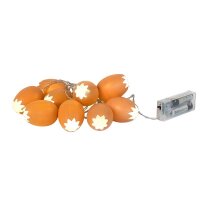 Idena 10er Ostereier LED Lichterkette braun 1,2 m, 1 St.