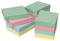 inFO Recycling Haftnotizen 5653-88BOX farbsortiert, 12...