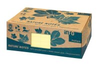 inFO Recycling Haftnotizen 5655-11BOX gelb, 12 Blöcke