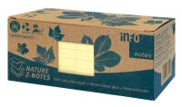 inFO Recycling Haftnotizen 5644-11BOX gelb, 12 Blöcke