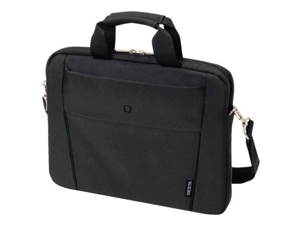 DICOTA Laptoptasche Slim Case BASE Recycling-PET schwarz D31304 bis 35,8 cm (14,1 Zoll)