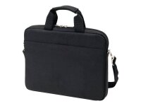 DICOTA Laptoptasche Slim Case BASE Recycling-PET schwarz D31304 bis 35,8 cm (14,1 Zoll)