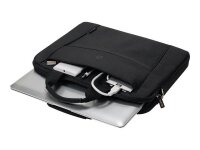 DICOTA Laptoptasche Slim Case BASE Recycling-PET schwarz D31304 bis 35,8 cm (14,1 Zoll)