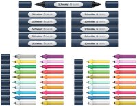 Schneider Paint-It 040 52 Teile Brush-Pens farbsortiert, 1 Set