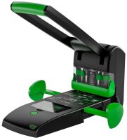novus Registraturlocher B2200 RE+NEW schwarz/grün, 1...