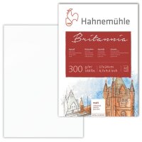 HAHNEMÜHLE Aquarellblock Britannia 17,0 x 24,0 cm...