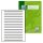 OXFORD Notenheft ohne Hilfslinien Lineatur 14 Notenlineatur DIN A4 ohne Rand, 8 Blatt, 1 St.