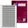 OXFORD Notenheft Lineatur 14 Notenlineatur mit Hilfslinien DIN A4 ohne Rand, 8 Blatt, 1 St.