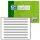 OXFORD Notenheft ohne Hilfslinien Lineatur 14 Notenlineatur DIN A5 ohne Rand, 8 Blatt, 1 St.