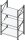 Manorga Schwerlastregal EPSIVOL ARZ2012603DAOA014 lichtgrau, graphitgrau 125,0 x 60,0 x 200,0 cm