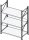 Manorga Schwerlast-Weitspannregal EPSIVOL ARZ2015603DAOA014 lichtgrau, graphitgrau 150,0 x 60,0 x 200,0 cm