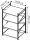 Manorga Schwerlast-Weitspannregal EPSIVOL ARZ2515104DAOM014 lichtgrau, graphitgrau 150,0 x 100,0 x 250,0 cm