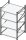 Manorga Schwerlast-Weitspannregal EPSIVOL ARZ2515104DAOM014 lichtgrau, graphitgrau 150,0 x 100,0 x 250,0 cm