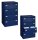 BISLEY LIGHT Hängeregistraturschrank oxfordblau 4 Schubladen 80,0 x 62,2 x 132,1 cm, 1 St.