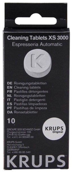 KRUPS Reinigungstabletten 10 St.  ( XS 3000 )