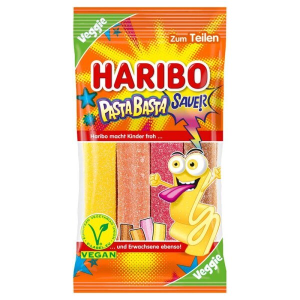 HARIBO PASTA BASTA SAUER Fruchtgummi 160,0 g  ( 10051353 )