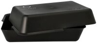 PAPSTAR Mehrweg-Menüboxen schwarz 23,4 x 15,6 cm, 24 St.