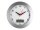 TFA® Funkwanduhr 98.1092  weiß silber Kunststoff, Ø 30,0 cm
