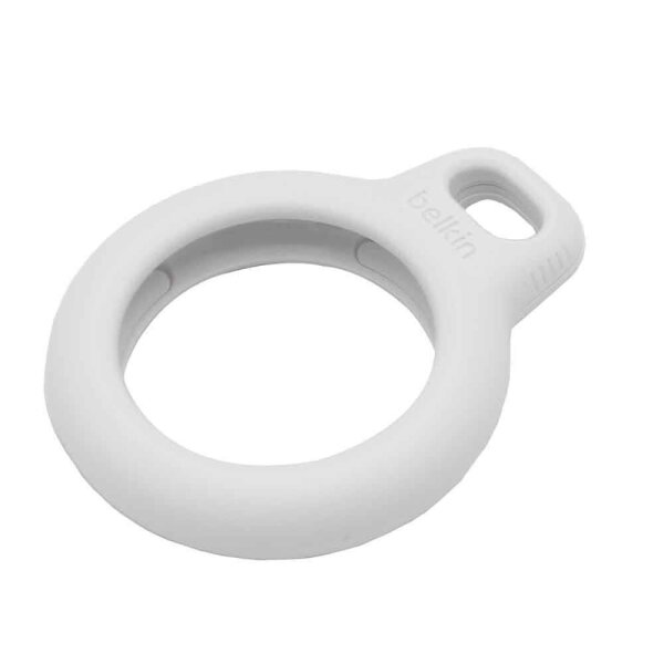 belkin Schlüsselanhänger Apple AirTag Halterung weiß