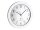 TFA® Funkwanduhr 60.3512.02 weiß silber Kunststoff, Ø 30,2 cm