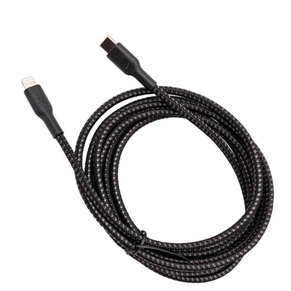 belkin Lightning/USB C Kabel BoostCharge 1,0 m schwarz, 1 St.