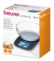 beurer Küchenwaage KS25 schwarz für max. 3,0 kg