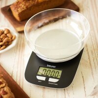 beurer Küchenwaage KS25 schwarz für max. 3,0 kg