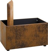 HAKU Möbel Sitztruhe 25873 vintage-braun Holz 65,0 cm