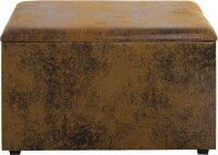 HAKU Möbel Sitztruhe 25873 vintage-braun Holz 65,0 cm