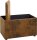 HAKU Möbel Sitztruhe 25873 vintage-braun Holz 65,0 cm