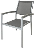 Garden Pleasure Sitzgruppe GRACE grau, hellgrau Kunststoff, Metall, 5-teilig