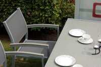 Garden Pleasure Sitzgruppe GRACE grau, hellgrau Kunststoff, Metall, 5-teilig