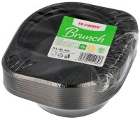 PROPAC Mehrweg-Suppenteller schwarz 500 ml, 12 St.