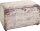 HAKU Möbel Sitztruhe 25774 Motiv Zeitung Holz 65,0 cm
