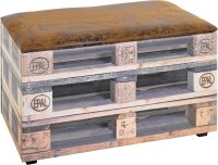 HAKU Möbel Sitztruhe 25970 Motiv Palette 1 Holz 65,0 cm