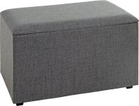 HAKU Möbel Sitztruhe 25171 anthrazit Holz 65,0 cm
