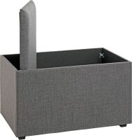 HAKU Möbel Sitztruhe 25171 anthrazit Holz 65,0 cm