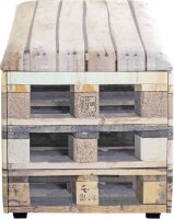 HAKU Möbel Sitztruhe 25978 Motiv Palette 2 Holz 65,0 cm
