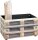 HAKU Möbel Sitztruhe 25978 Motiv Palette 2 Holz 65,0 cm