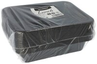 PROPAC Mehrweg-Menüschalen schwarz 22,7 x 17,8 cm,...