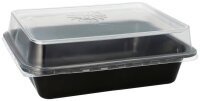 PROPAC Mehrweg-Menüschalen schwarz 22,7 x 17,8 cm, 20 St.