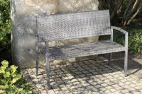 Garden Pleasure Gartenbank San Remo 970208 dunkelgrau...