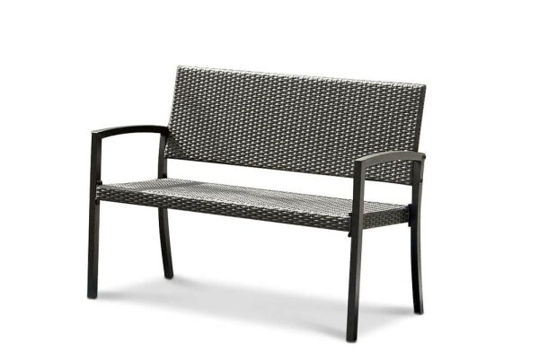 Garden Pleasure Gartenbank San Remo 970223 coffee Kunststoff 116,0 cm