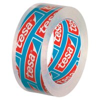 AKTION: tesa Klebefilmabroller Mini-Abroller rot/blau + GRATIS 2 Rollen tesafilm Kristall-Klar, 10,0 m x 15,0 mm (LxB)
